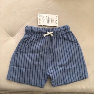 Striped Blue Kids Shorts